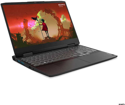 Lenovo IdeaPad Gaming 3 15ARH7 15.6" IPS FHD 120Hz (Ryzen 7-7735HS/16GB/512GB SSD/GeForce RTX 3050/W11 Acasă) Furtună gri (Tastatură US)