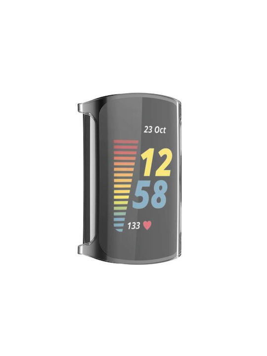 Edman Silikonhülle in Transparent Farbe für Fitbit Charge 5