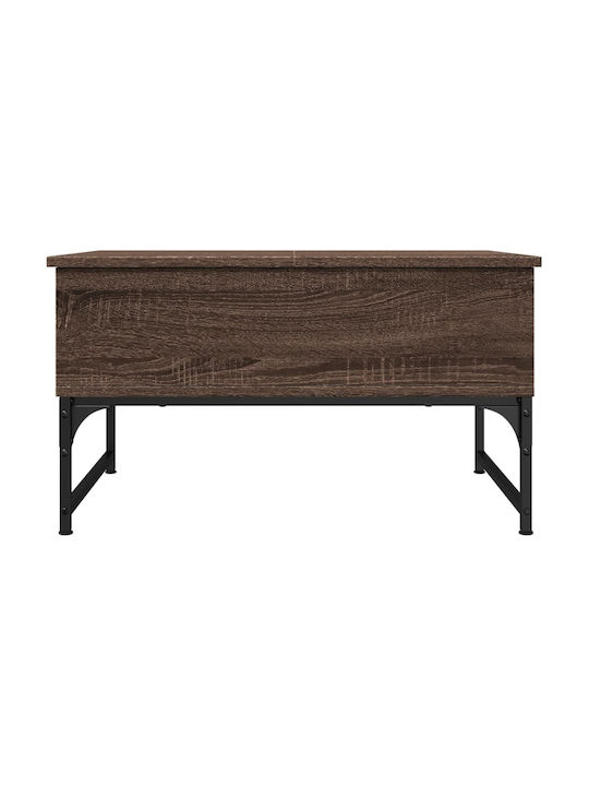 Rectangular Coffee Table Wooden with Butler Brown Oak L70xW50xH40cm.