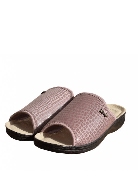 Eq-shoes Women's Flat Sandals in Pink Color