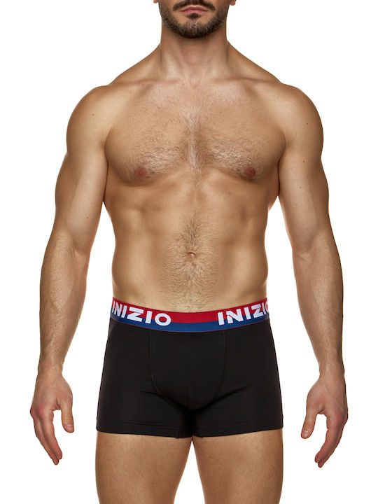 Inizio Men's Boxers Black/Grey 2Pack