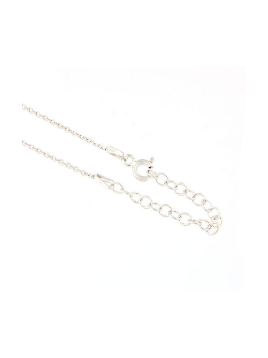 Women's Silver Monogram (p) With Chain 925.