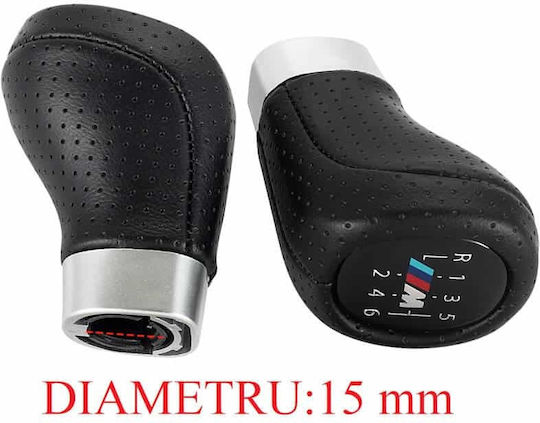 Buton schimbător viteze pentru BMW E34 / E36 / E39 / E46 / E53 / E60 / E90 / E91 / E92 Negru