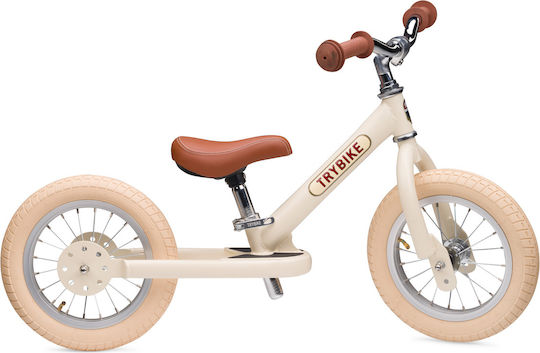 Trybike Kids Tricycle Bicycle Convertible Beige