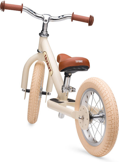 Trybike Kids Tricycle Bicycle Convertible Beige
