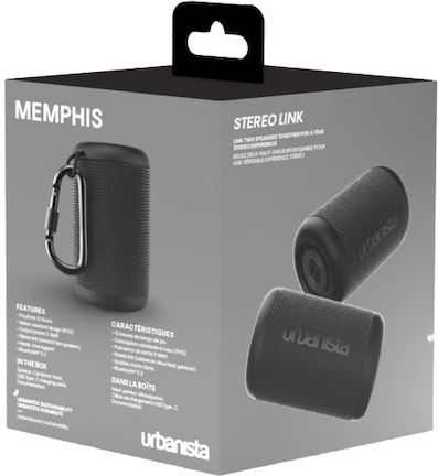 Urbanista Memphis Bluetooth високоговорител 5W с живот на батерията до 12 часа Черен