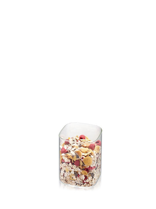 Gefu Vase General Use with Lid Glass Transparent 900ml