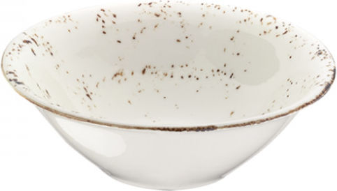 Bonna Serving Bowl Round made of Porcelain Brown with Diameter 16cm