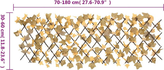 Ranken & Pergolen aus Holz in Orange Farbe 60x180cm 5 Stück