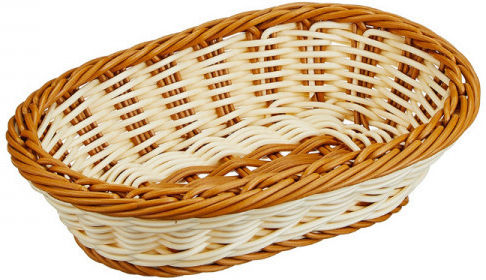 Leone Coș de pâine Plastic Bej 24x16.5x6cm