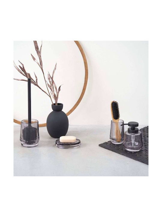 Sealskin Mood Bathroom Accessory Set Glass Gray