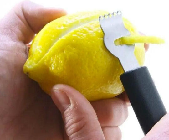 Edelstahlmesser für die Dekoration und Reinigung von Zitrusfrüchten, 15,5 cm