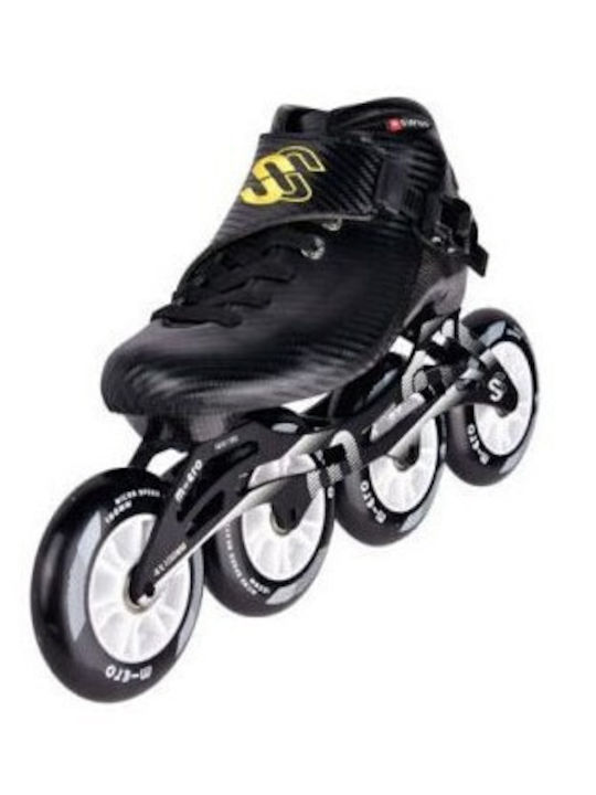 Micro Dynamic Speed Skate Micro Adult Inline Rollers Black