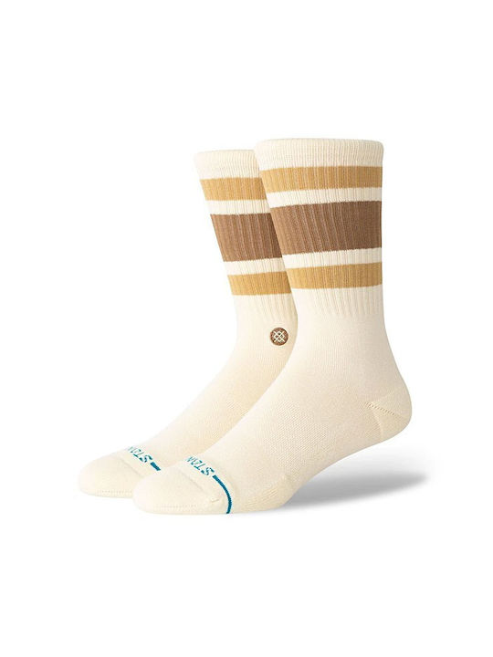 Stance Boyd Crew Socks Men's Socks Cotton/polyester/nylon/elastane - Brown Sugar A556a20bos-bsg