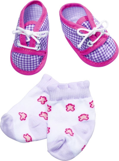 Simba Babypuppen Kleidung mit Socken Set Verschiedene Designs 1 Stk