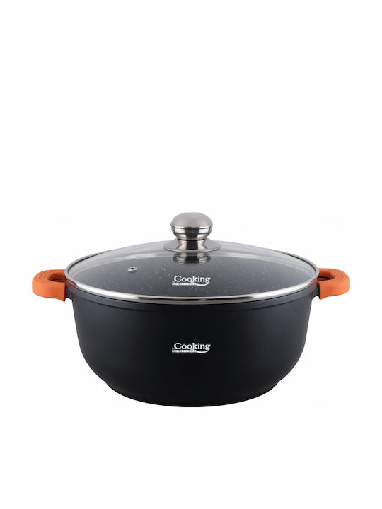 Heinner Dark Line Deep Stainless Steel Pot 18.5lt / 40cm