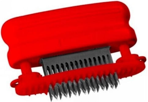 Fleischklopfer mit 45 Klingen aus rostfreiem Stahl, Red Tenderizer