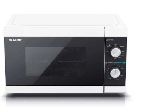 Sharp Φούρνος Μικροκυμάτων με Grill 20lt Λευκός