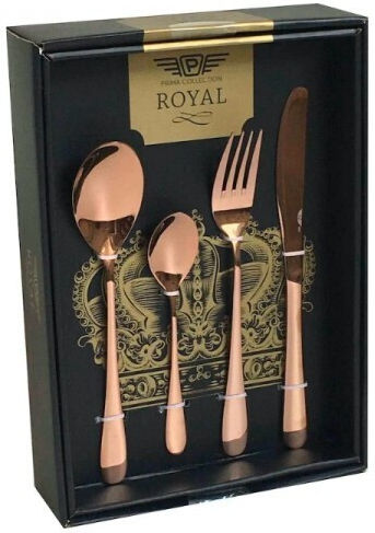 Pintinox Set de Tacâmuri Inoxidabil Rose Gold 24buc