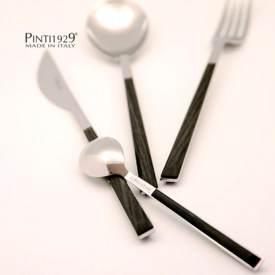 Pintinox Set de Tacâmuri Inoxidabil Negre 24buc