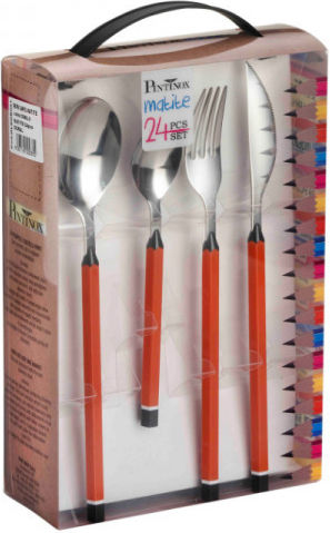 Pintinox Set de Tacâmuri Inoxidabil Maro 24buc