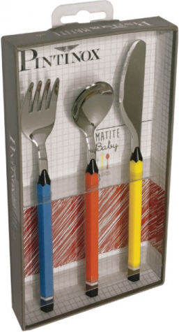 Pintinox Set de Tacâmuri Inoxidabil Multicolore 3buc