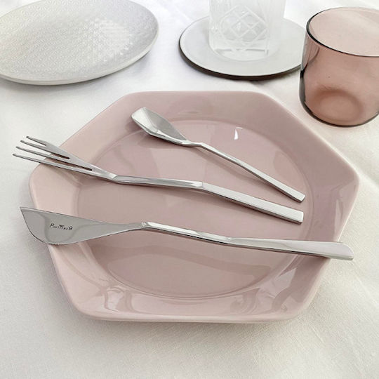Pintinox Set de Tacâmuri Inoxidabil Argintiu 24buc