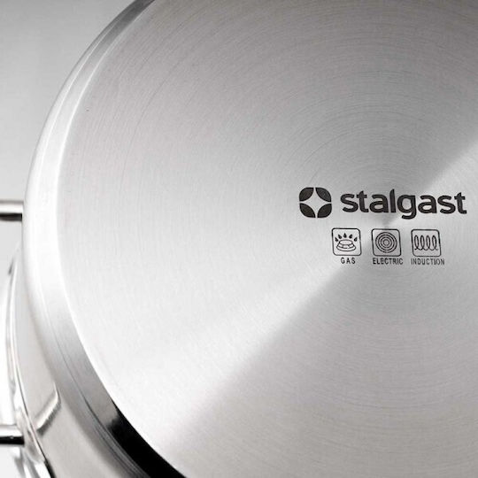 Stalgast Gewerblicher Topf Aluminium Kapazität 18.3Es mit Durchmesser 36cm.