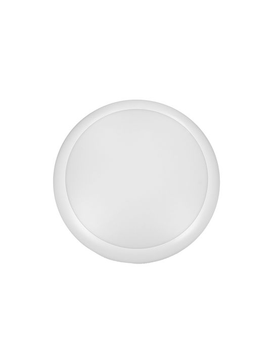 Orno Επιτοίχιο Εξωτερικό Φωτιστικό LED IP65 12W με Φυσικό Λευκό Φως
