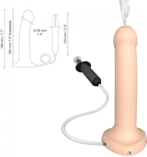 Realistic Penis Dildo With Ejaculating Sex 19cm