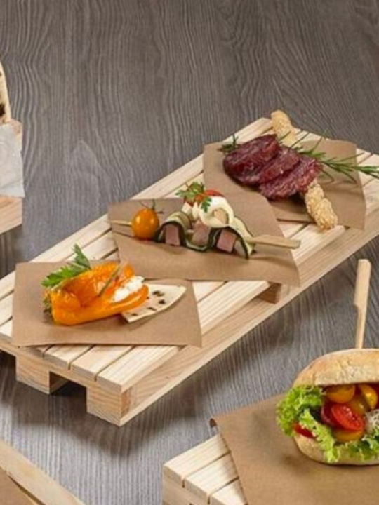 Leone Wooden Serving Platter 40x15x3.5cm
