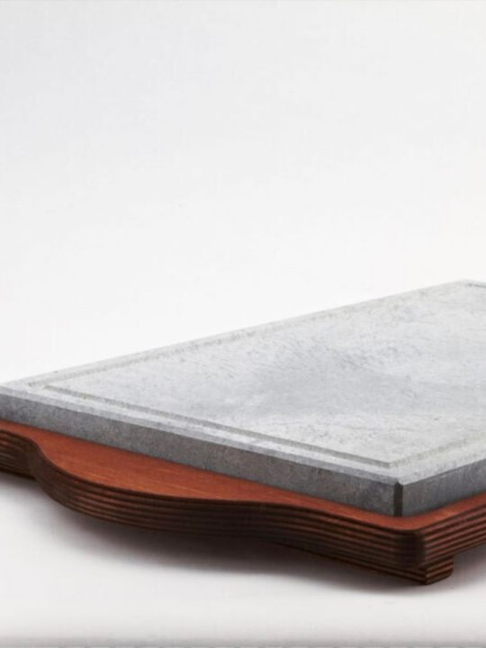 Bisetti Сервираща платка за сирена от камък 40x25бр 1бр