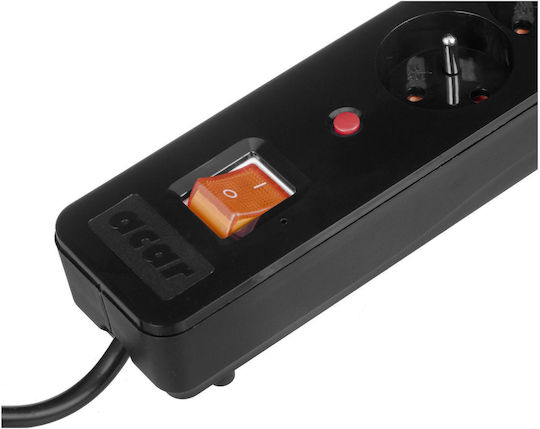 Acar Power Strip 5 Positions with Cable 5m