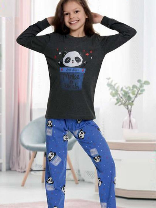 Elit Star Детска пижама Лятна Charcoal blue