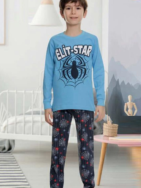 Elit Star Kids Pyjamas Summer Cotton Blue