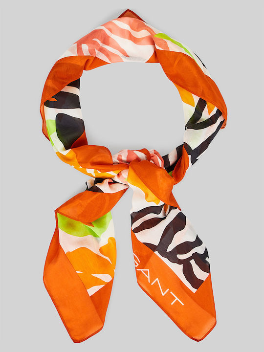 Gant Μαντηλι Palm Print Cotton Silk Sarong 3gw4920218-860 Orange