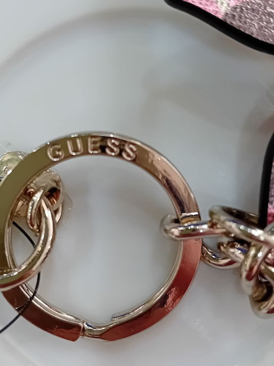 Guess Γυναικείο Μπρελόκ Με Λουλούδια Ροζ Εμπριμέ K6421106-104