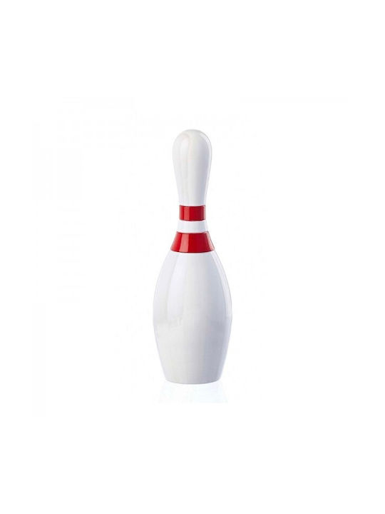 Bisetti Set Manual Râșnițe Condimente din Lemn în Culoare Alb 23cm 1buc