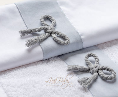 Lina Baby Christening Oilcloths Set Ecru