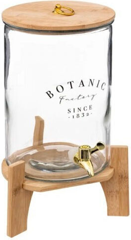 Secret de Gourmet Glass Vase Beverage Dispenser with Spigot 8lt 189033