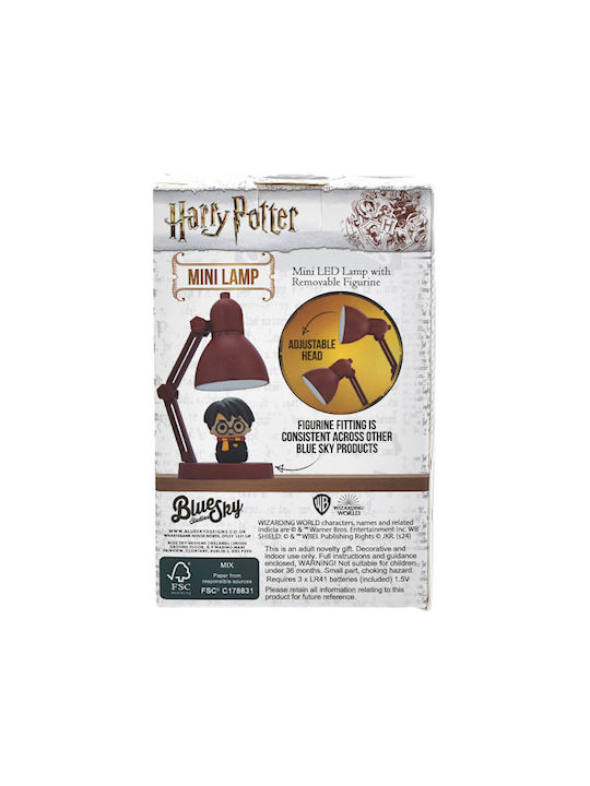 Harry Potter Παιδικό Διακοσμητικό Φωτιστικό Κόκκινο 6.5εκ.