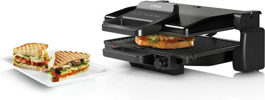Bosch Sandwich Maker Grill cu Plăci Detasabile 2000W Neagră