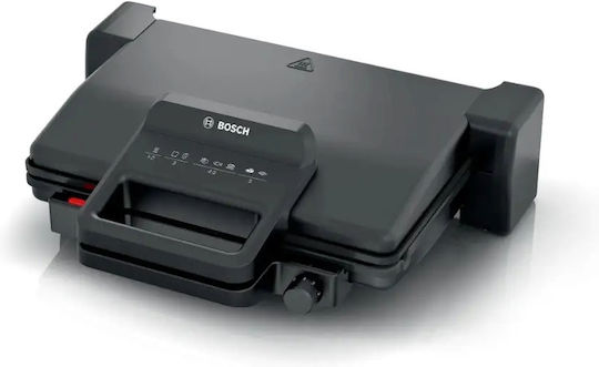 Bosch Sandwich Maker Grill cu Plăci Detasabile 2000W Neagră