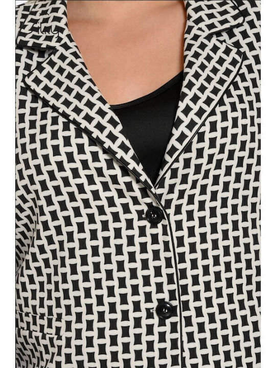 Silky Collection Blazer pentru femei Sacou Embrime