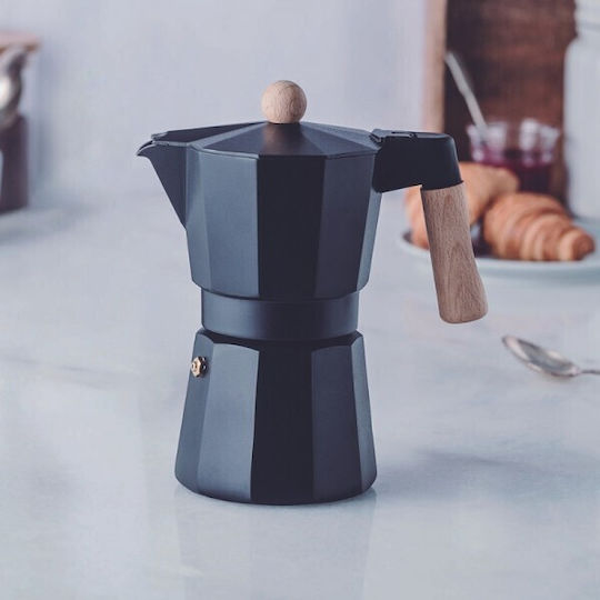 Lacor Elektrisch Espresso-Kanne 6 Cups Schwarz