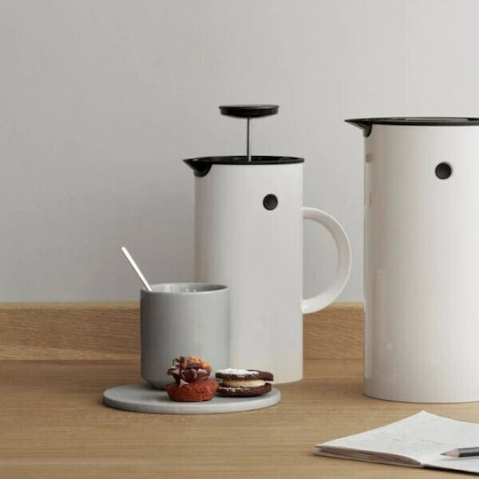 Stelton Καφετιέρα Φίλτρου Χειρός Ανοξείδωτη Λευκή 1lt