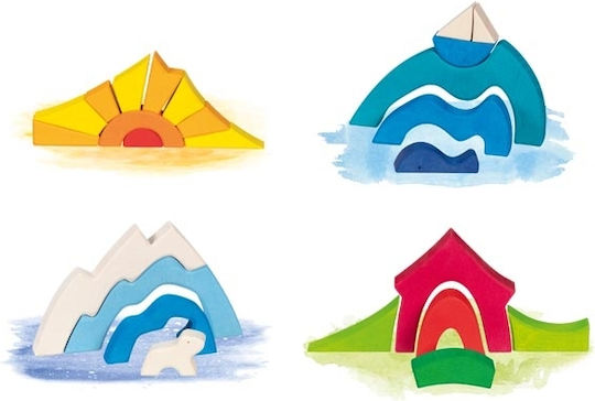 Ξύλινο Παιδικό Puzzle Σφηνώματα 26pcs Goki