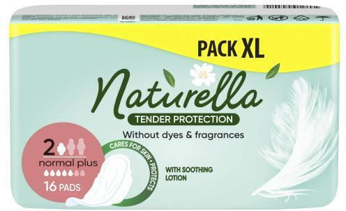Naturella Tender Protection Normal Plus Γυναικεία Σερβιέτα Σερβιέτες Με Φτερά 16 Τεμ. Για Γυναίκες
