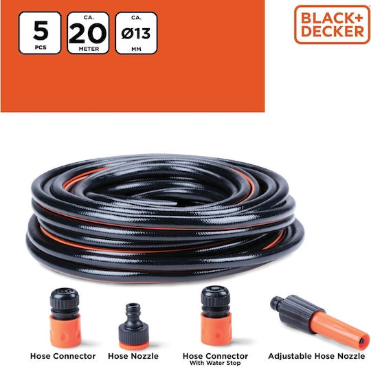 Black & Decker Λάστιχο Bewässerung Elektrische Gitarren 1/2" 20m