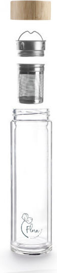 Lacor Ποτήρι Θερμός Ανοξείδωτο BPA Free 350ml Διάφανο